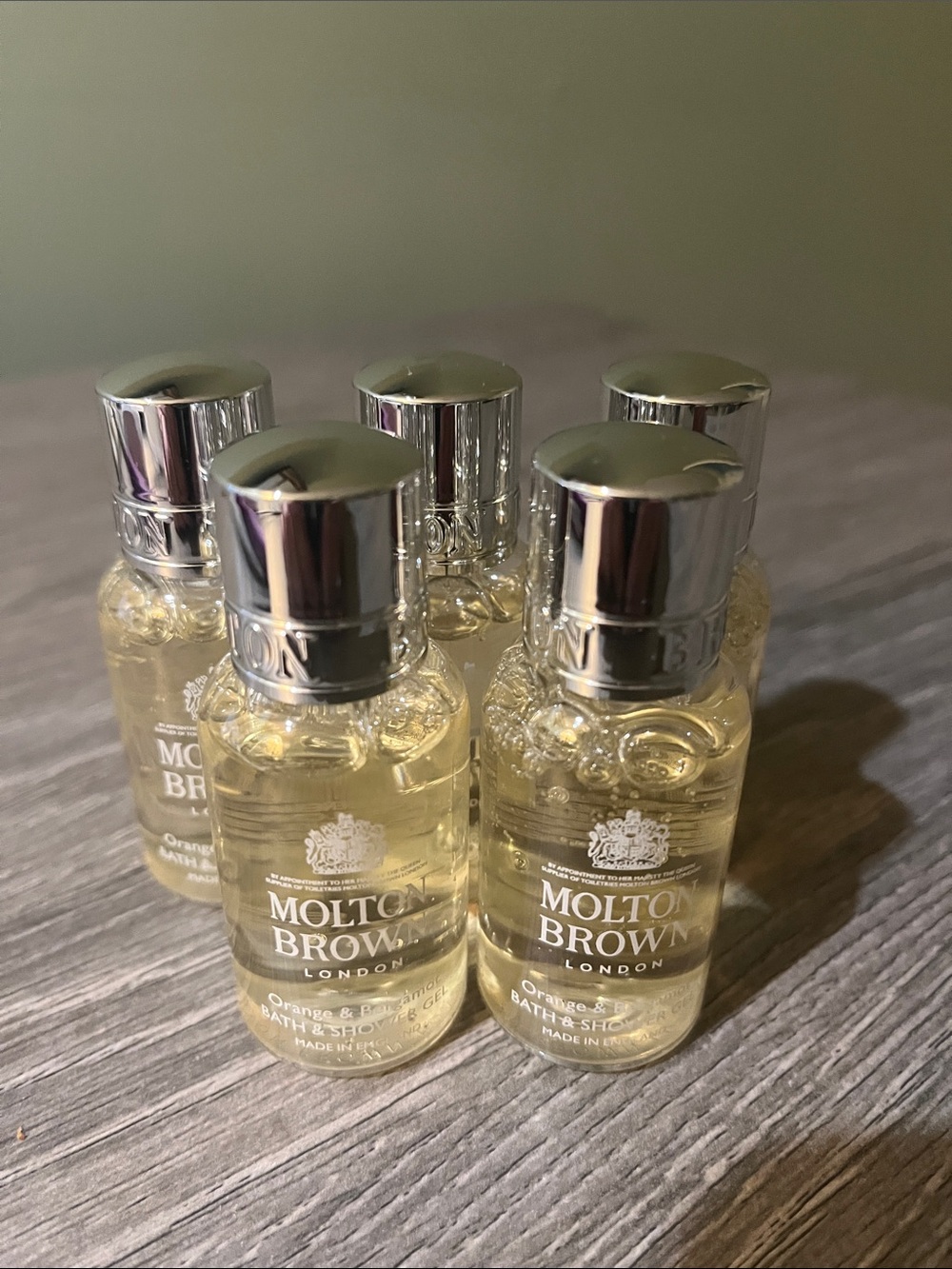 Molton Brown Orange & Bergamot Shower Gel - set of 5
